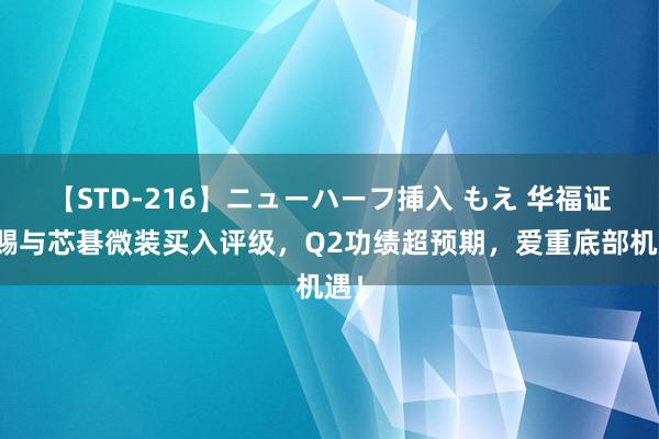 【STD-216】ニューハーフ挿入 もえ 华福证券赐与芯碁微装买入评级，Q2功绩超预期，爱重底部机遇！